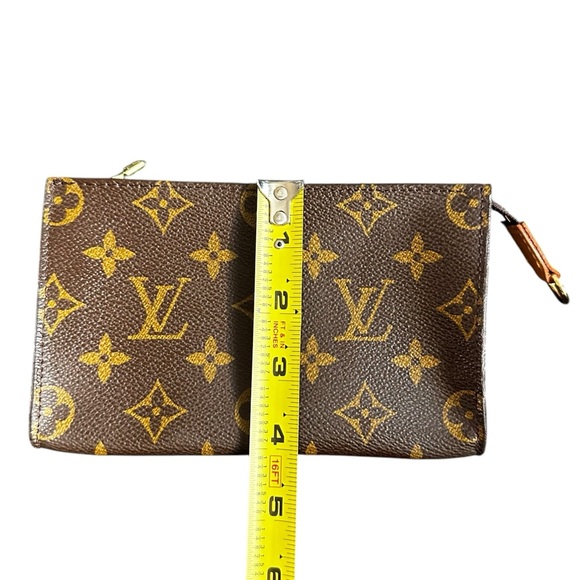 Authentic Louis Vuitton Monogram Leather Mini Bucket Bag Pouch - Picture 9 of 9